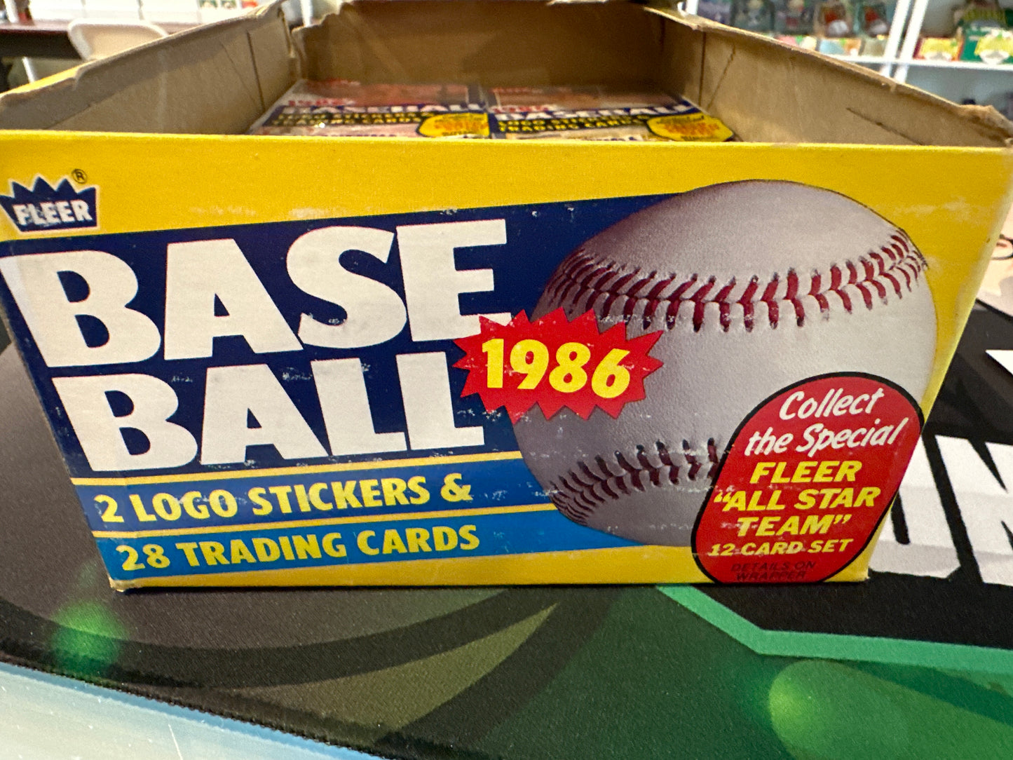 1986 Fleer Baseball Cello Pack