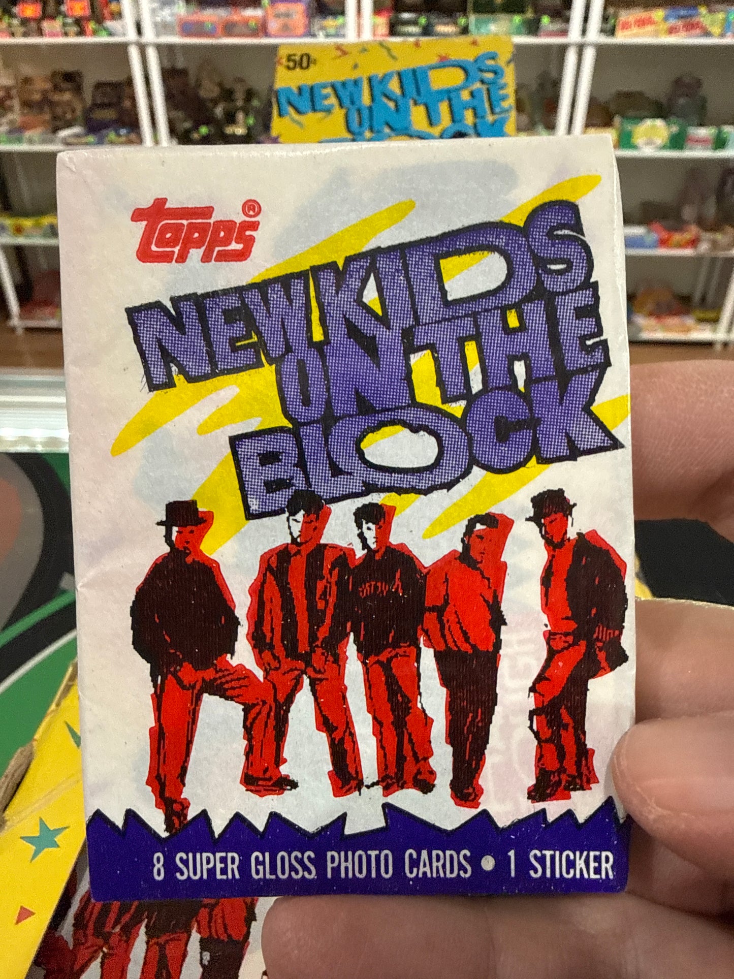 1989 Topps New Kids On The Block Pack