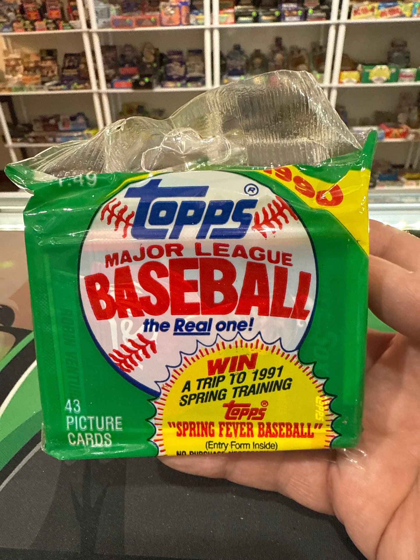 1990 Topps Baseball Jumbo Cello Pack