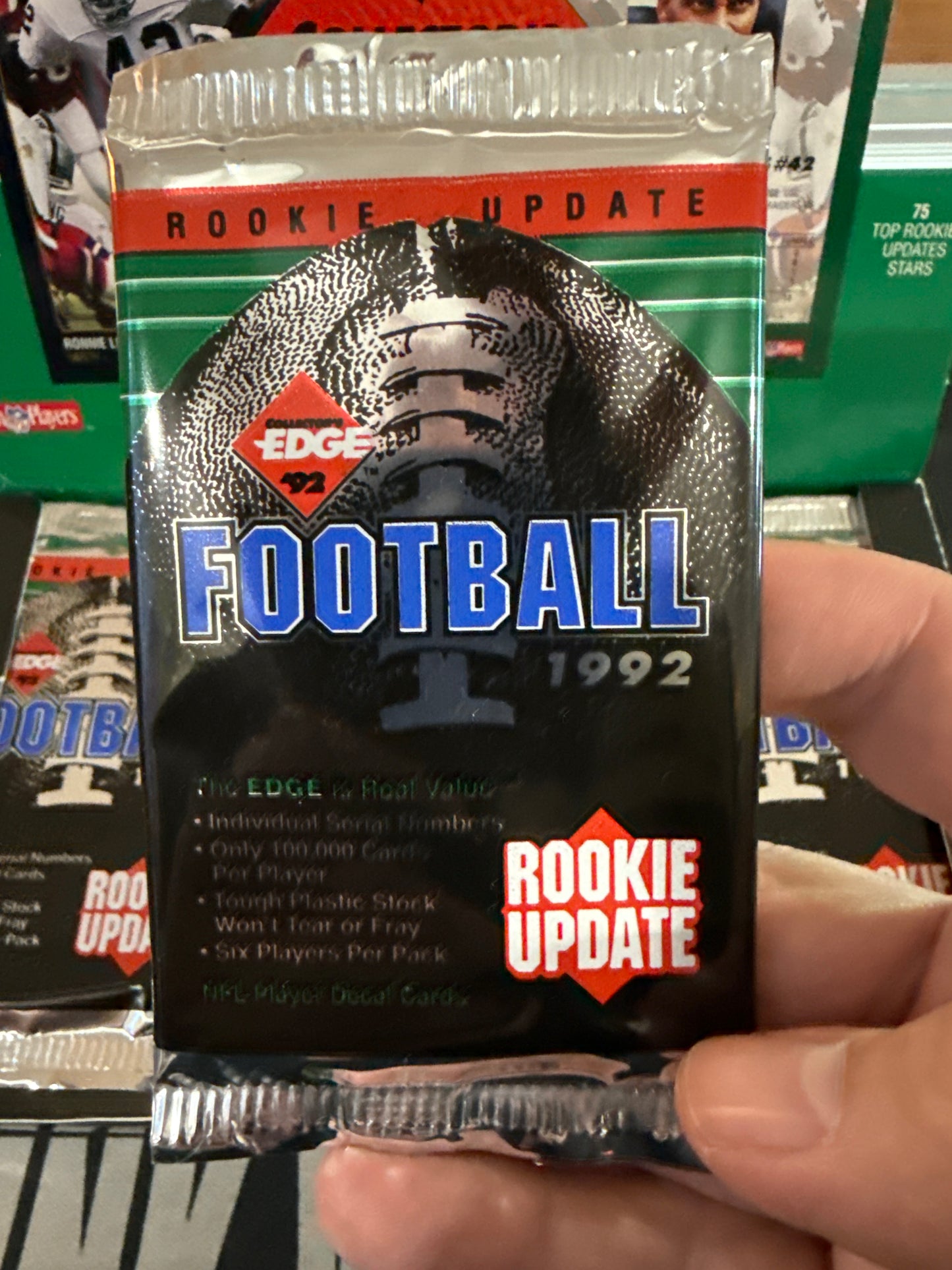 1992 Collector’s Edge Football Rookie Update Pack