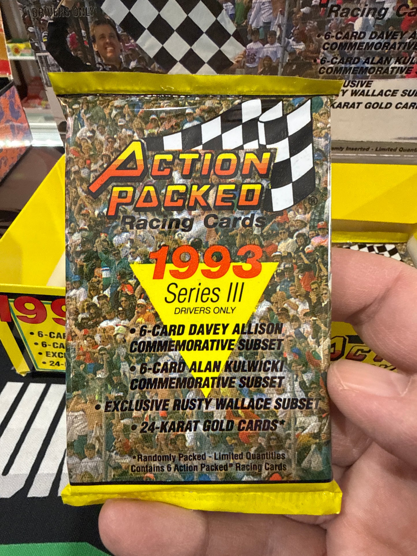 1993 Action Packed Racing Series 3 Pack