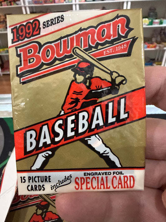 1992 Bowman Baseball Pack