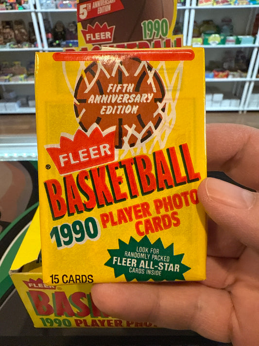 1990-91 Fleer NBA Basketball Pack