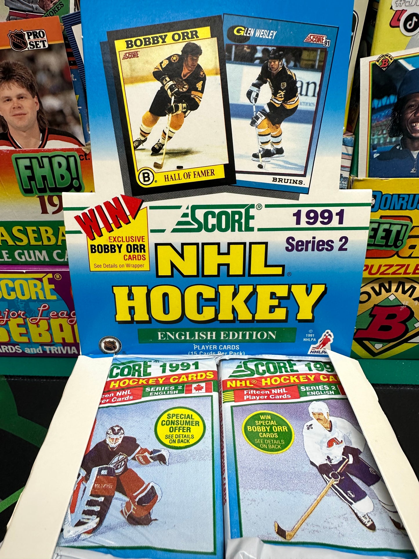 1991-92 Score Canadian English Edition Series 2 Hockey Pack