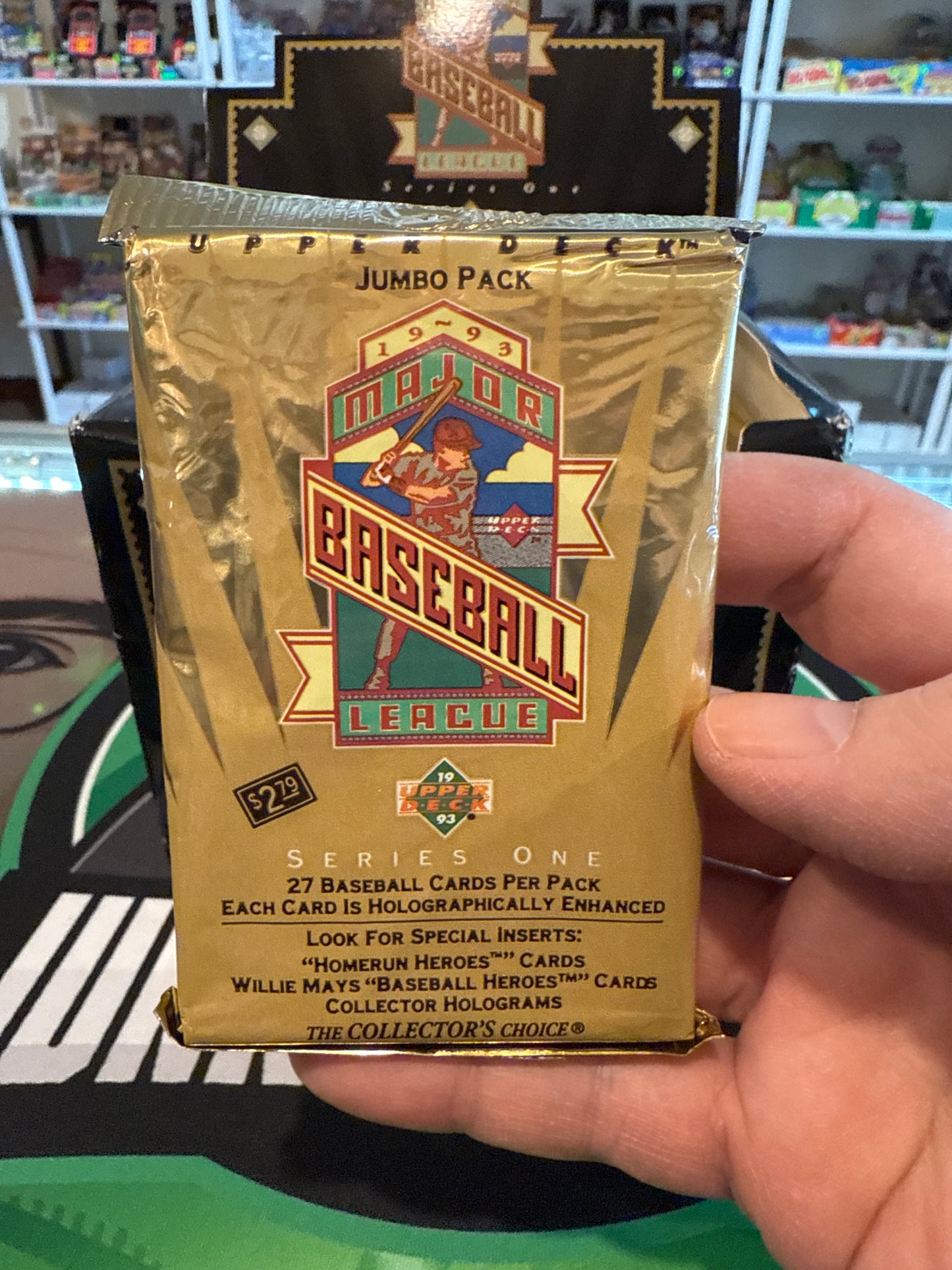 1993 Upper Deck Baseball Series 1 Jumbo Pack