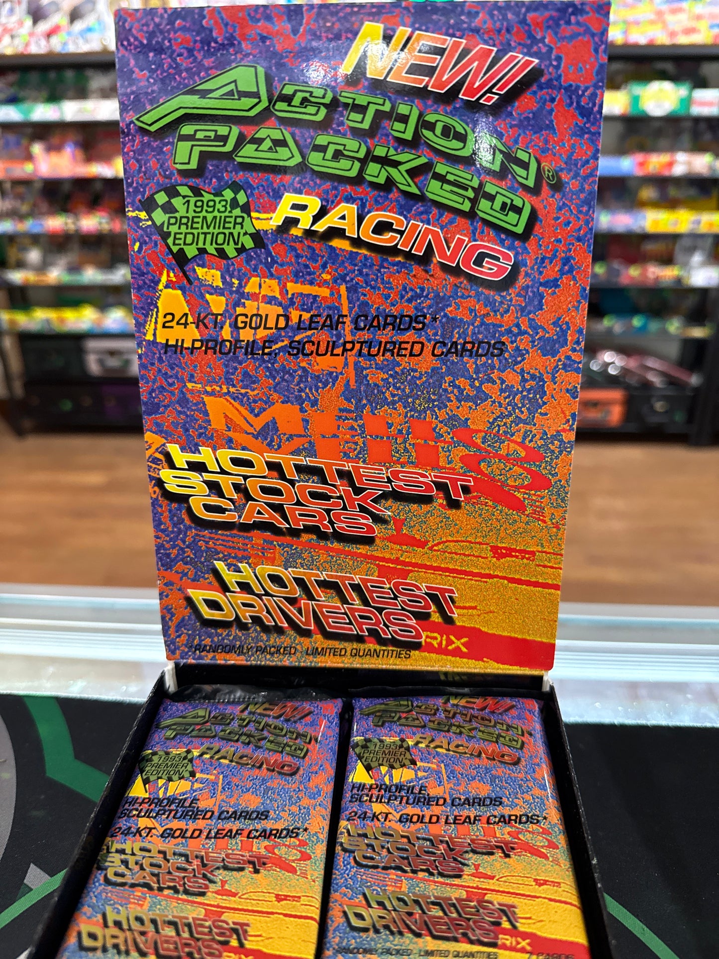 1993 Action Packed Racing Cards Pack