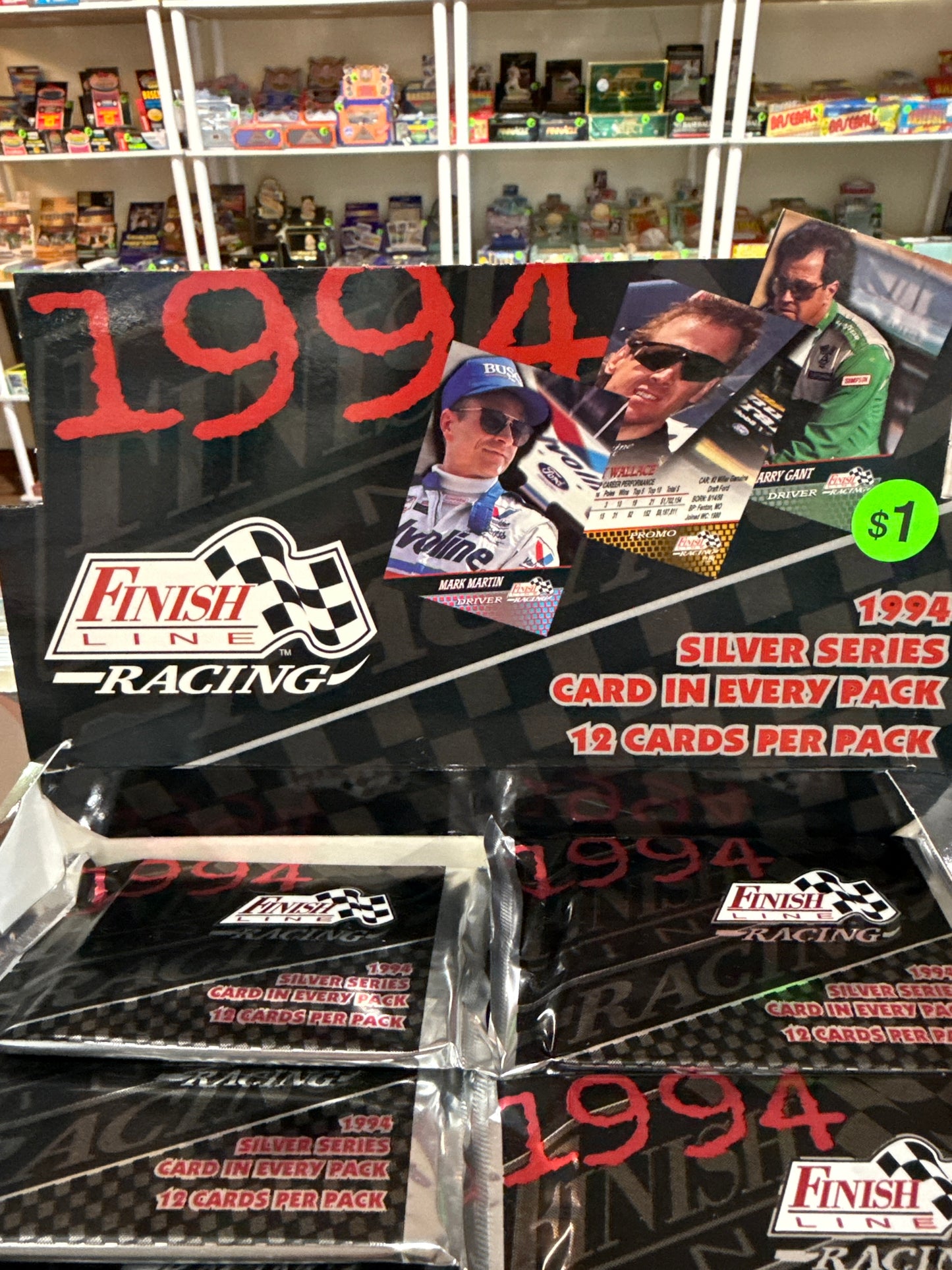 1994 Finish Line Racing Cards Pack