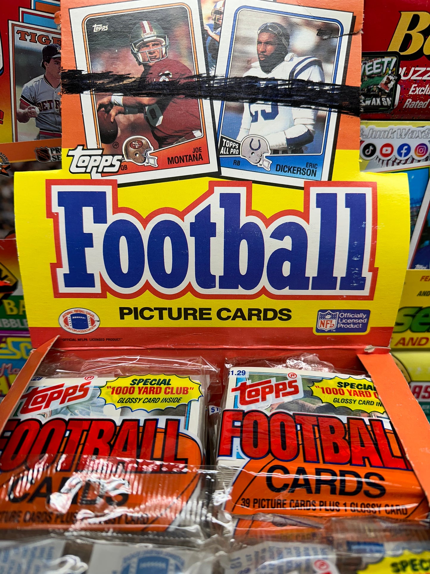 1988 Topps Football Pack Jumbo Cello Pack