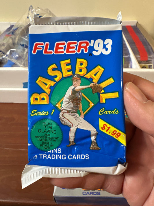 1993 Fleer Baseball Series 1 Jumbo Pack