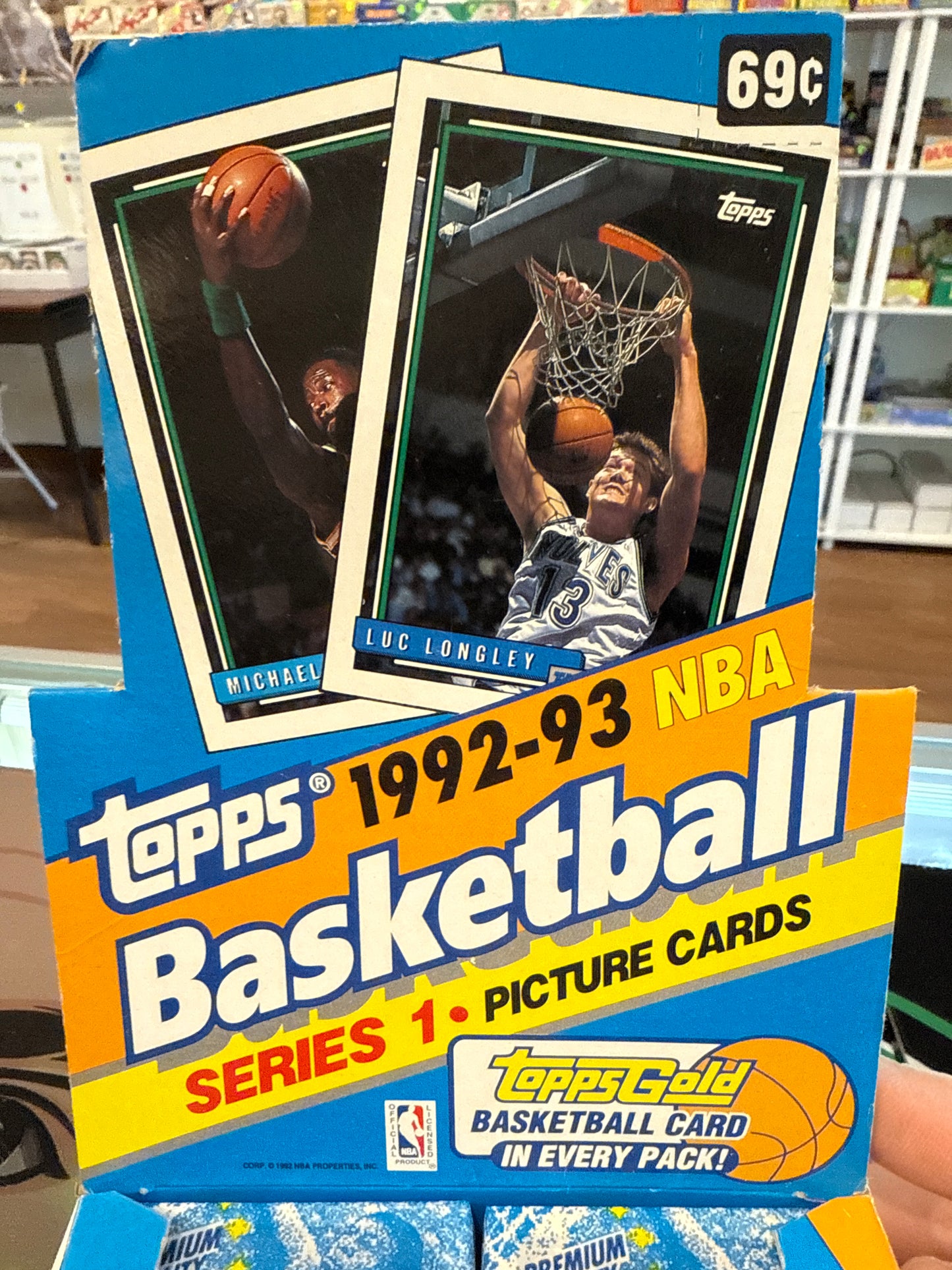 1992-93 Topps NBA Basketball Series 1 Pack