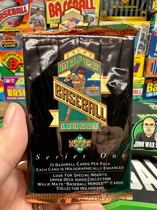 1993 Upper Deck Baseball Series 1 Pack