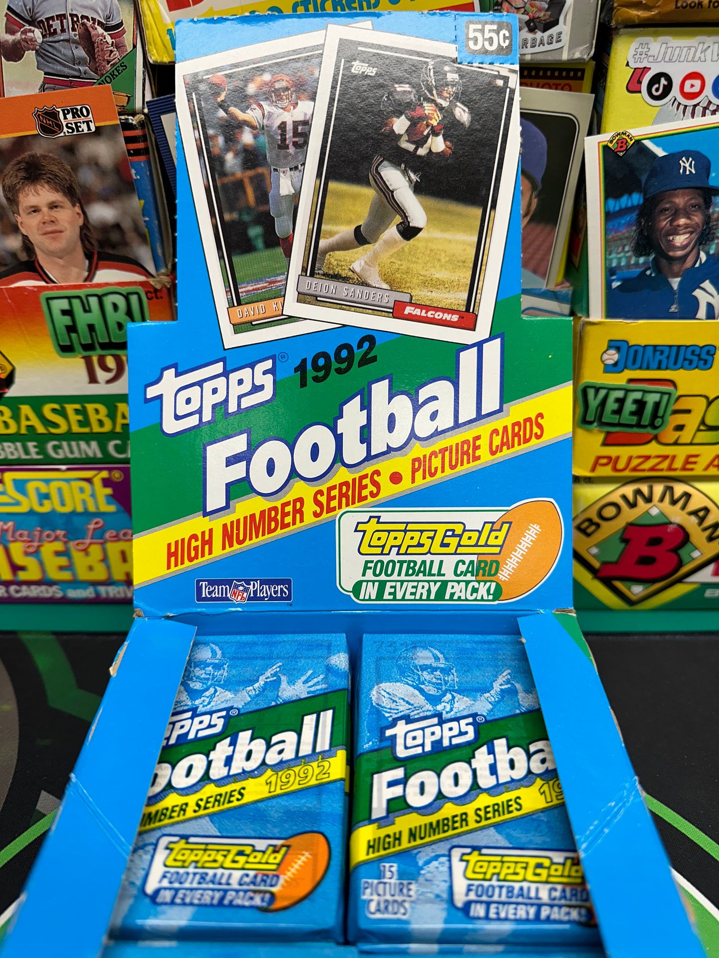 1992 Topps Football High Series Pack