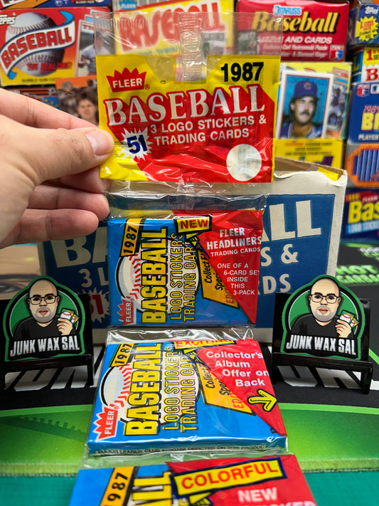 1987 Fleer Baseball Rack Pack