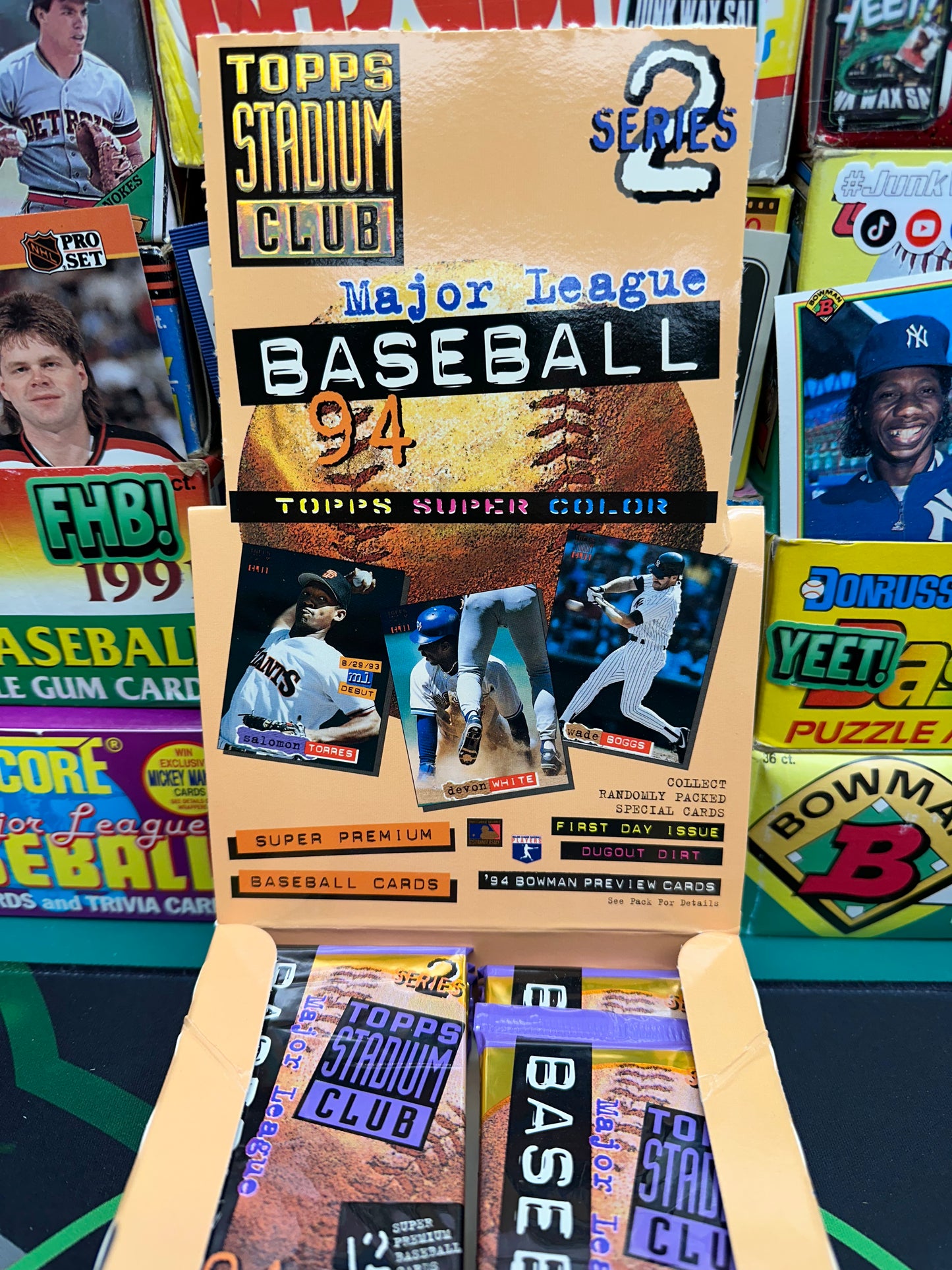 1994 Topps Stadium Club Baseball Series 2 Pack