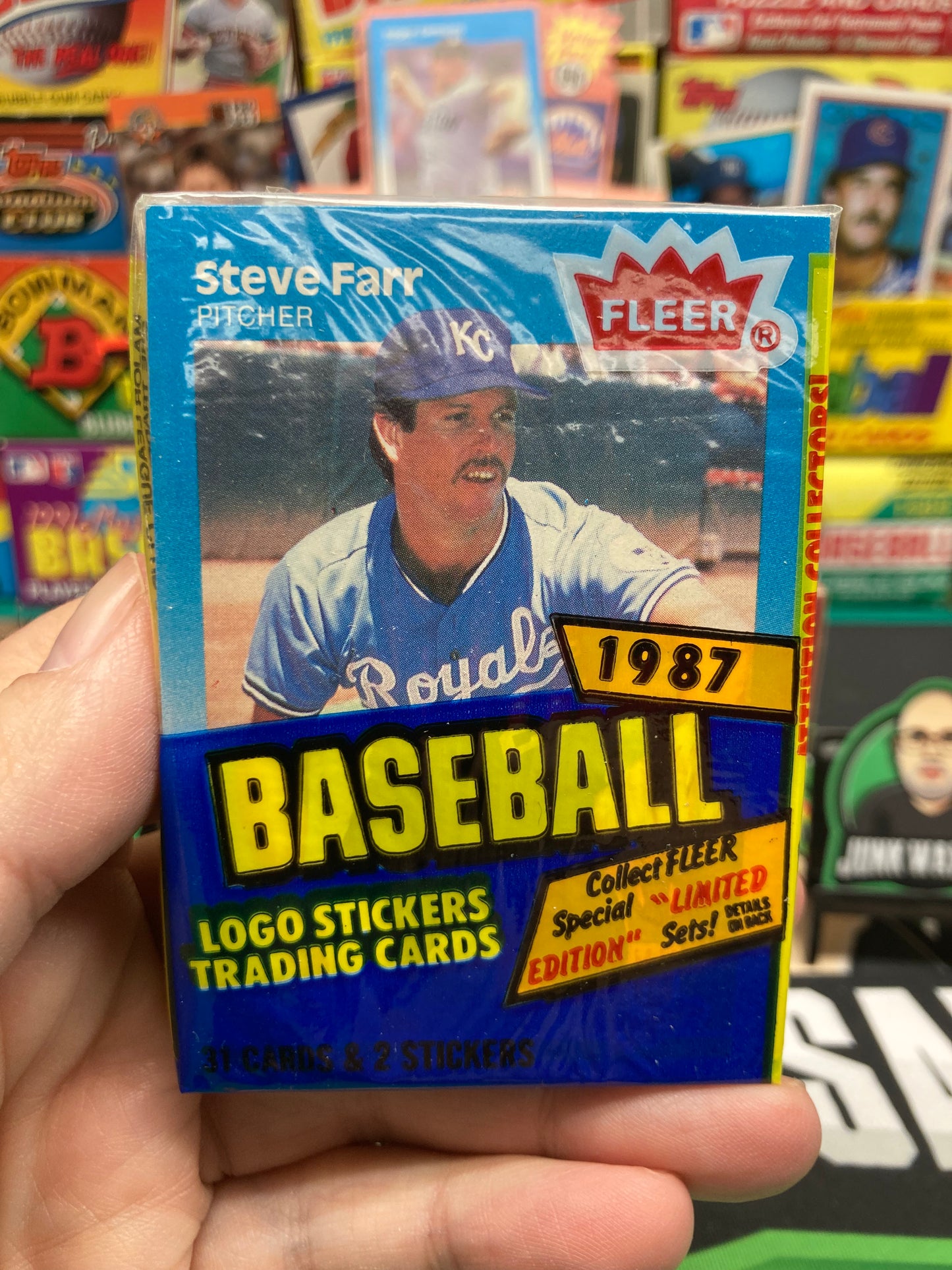 1987 Fleer Baseball Cello Pack