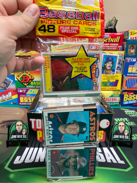1986 Topps Baseball Rack Pack