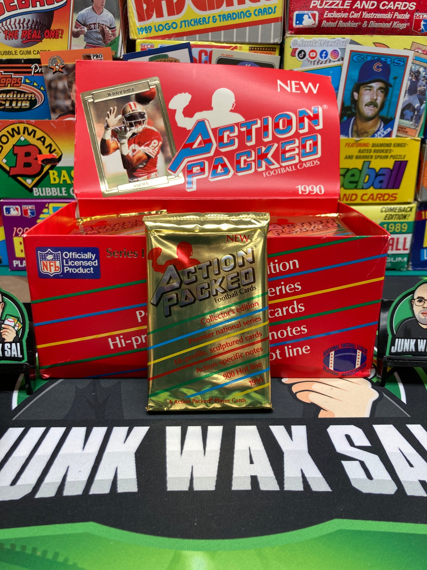 1990 Action Packed Football Pack