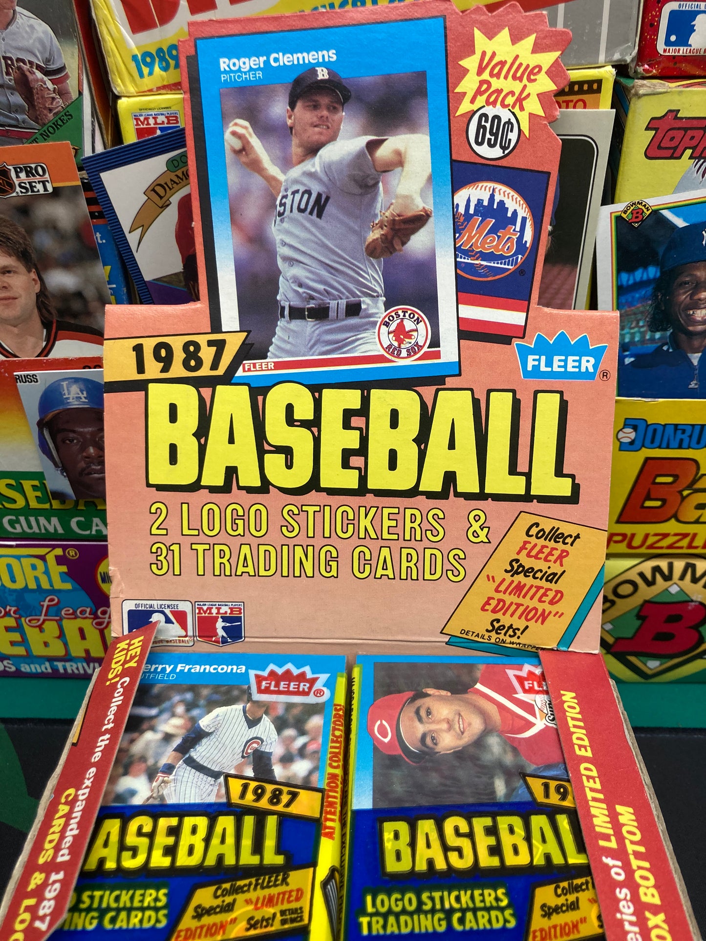 1987 Fleer Baseball Cello Pack