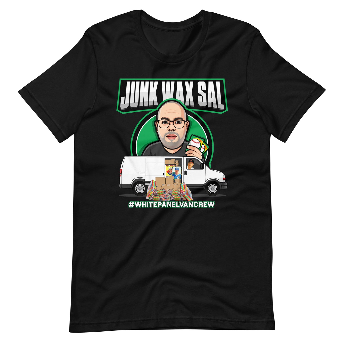 Junk Wax Sal - White Panel Van Crew Unisex t-shirt
