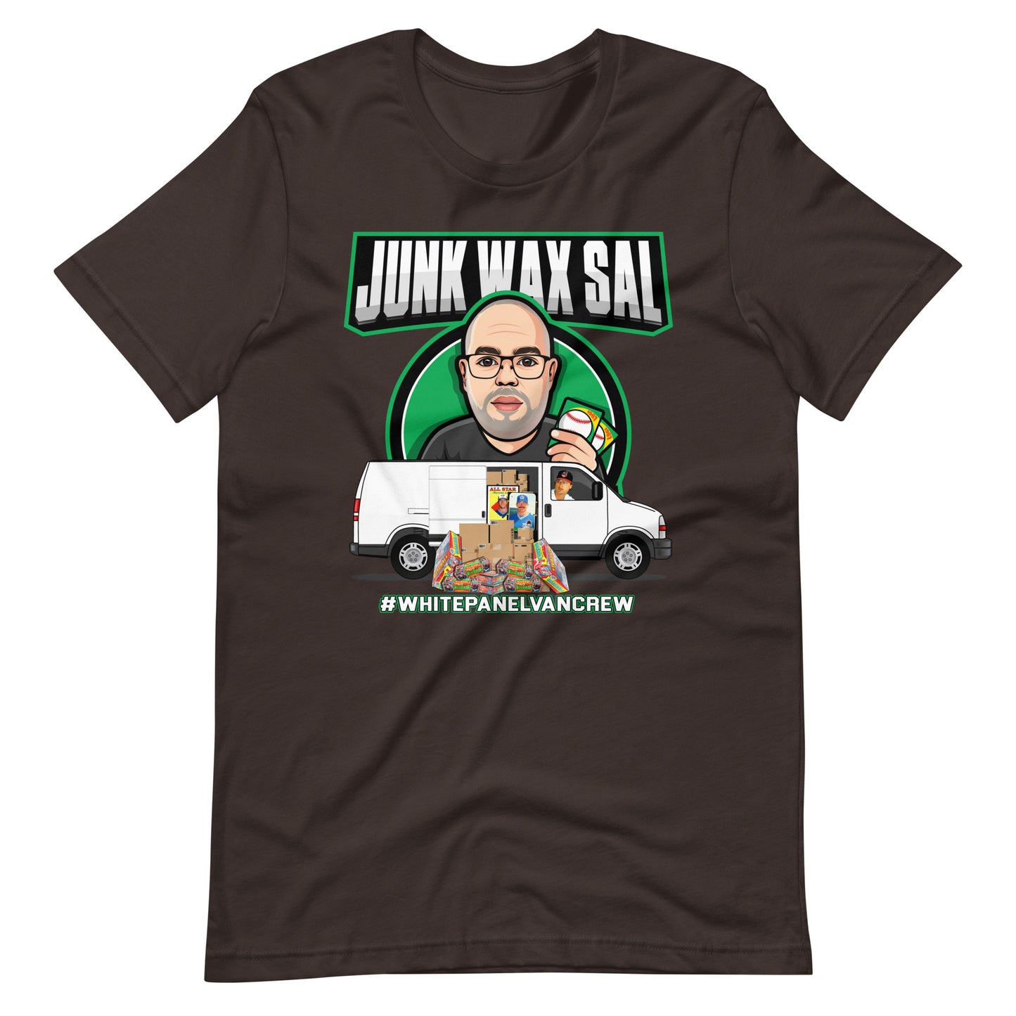 Junk Wax Sal - White Panel Van Crew Unisex t-shirt