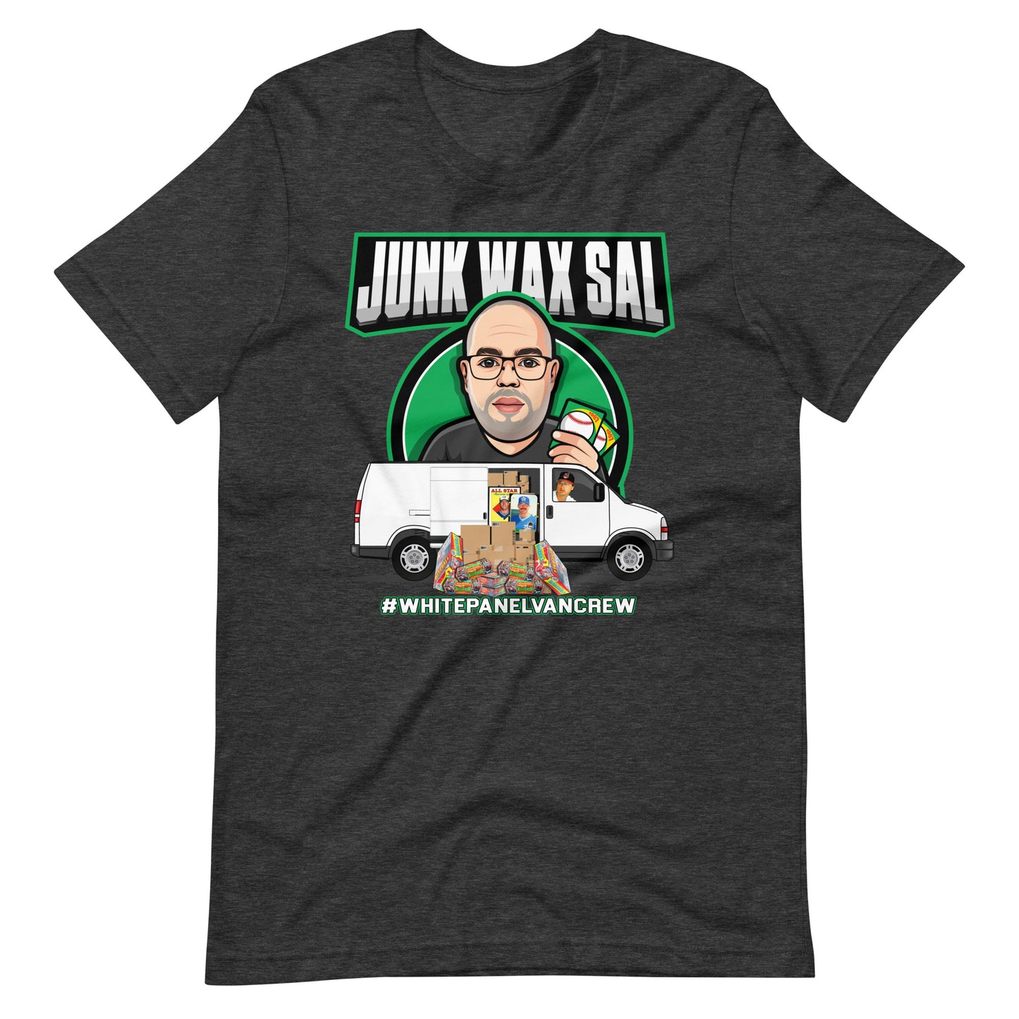 Junk Wax Sal - White Panel Van Crew Unisex t-shirt