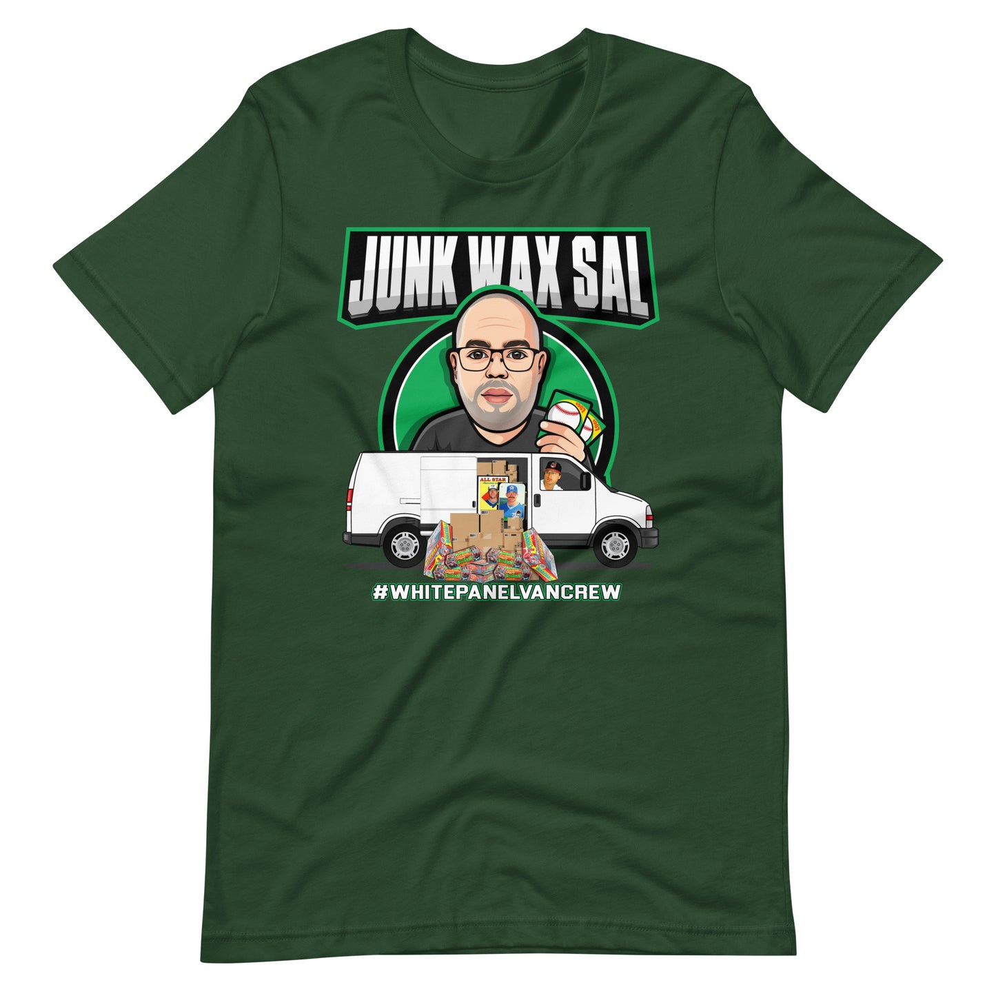 Junk Wax Sal - White Panel Van Crew Unisex t-shirt