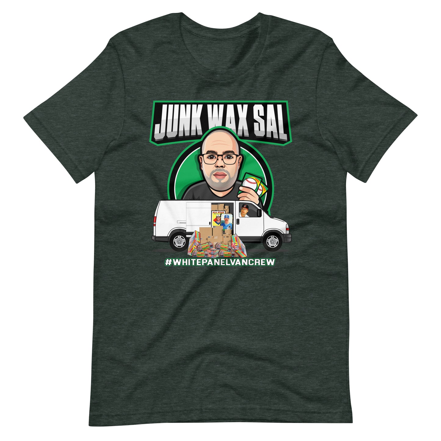 Junk Wax Sal - White Panel Van Crew Unisex t-shirt