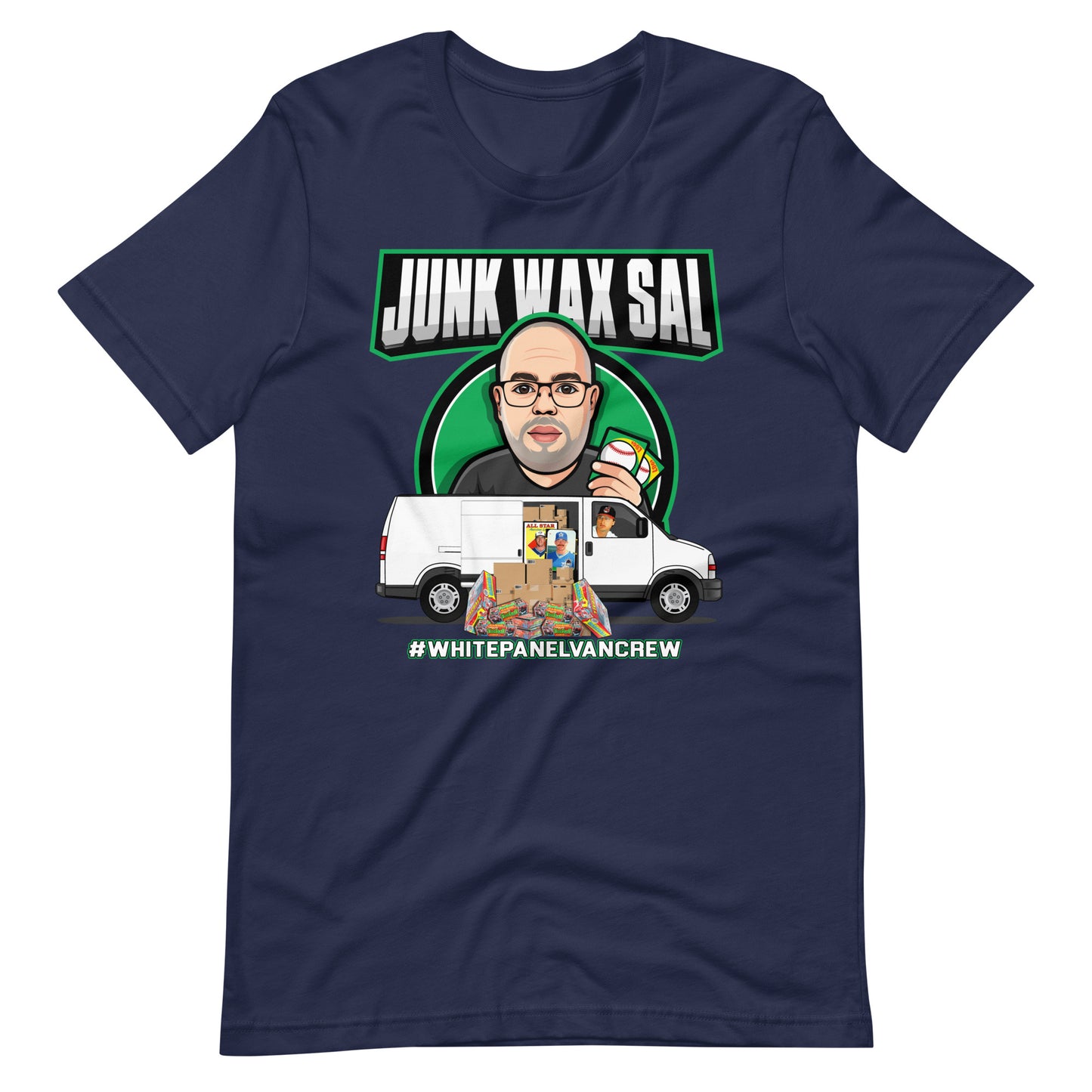 Junk Wax Sal - White Panel Van Crew Unisex t-shirt