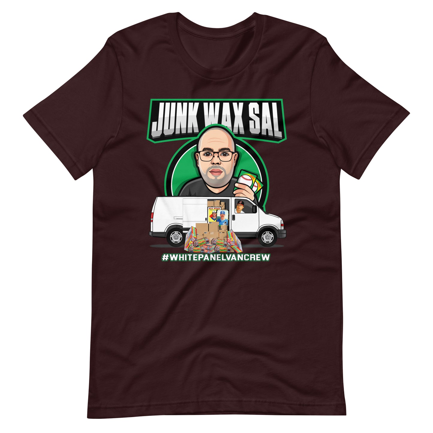 Junk Wax Sal - White Panel Van Crew Unisex t-shirt