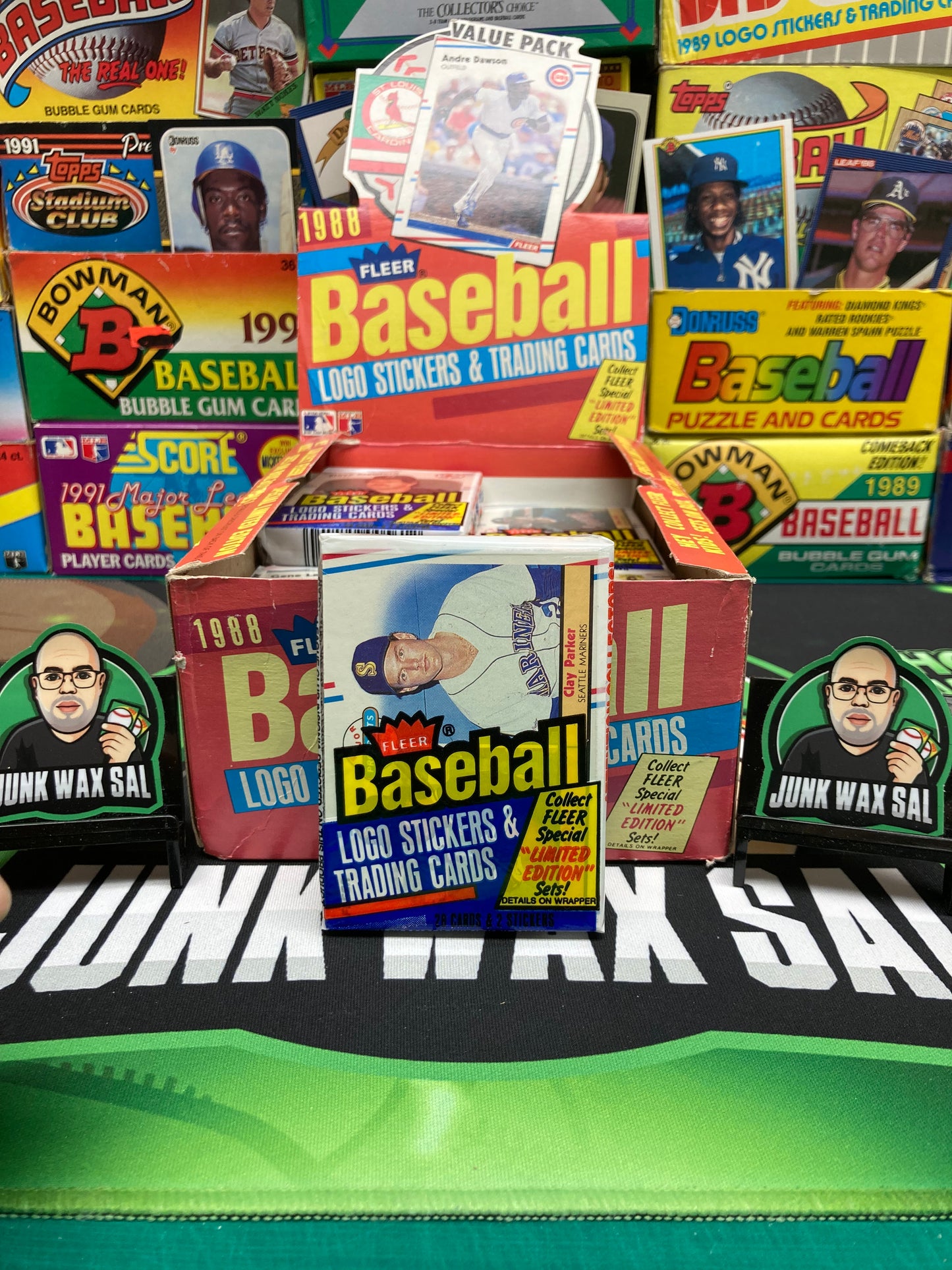 1988 Fleer Baseball Cello Pack