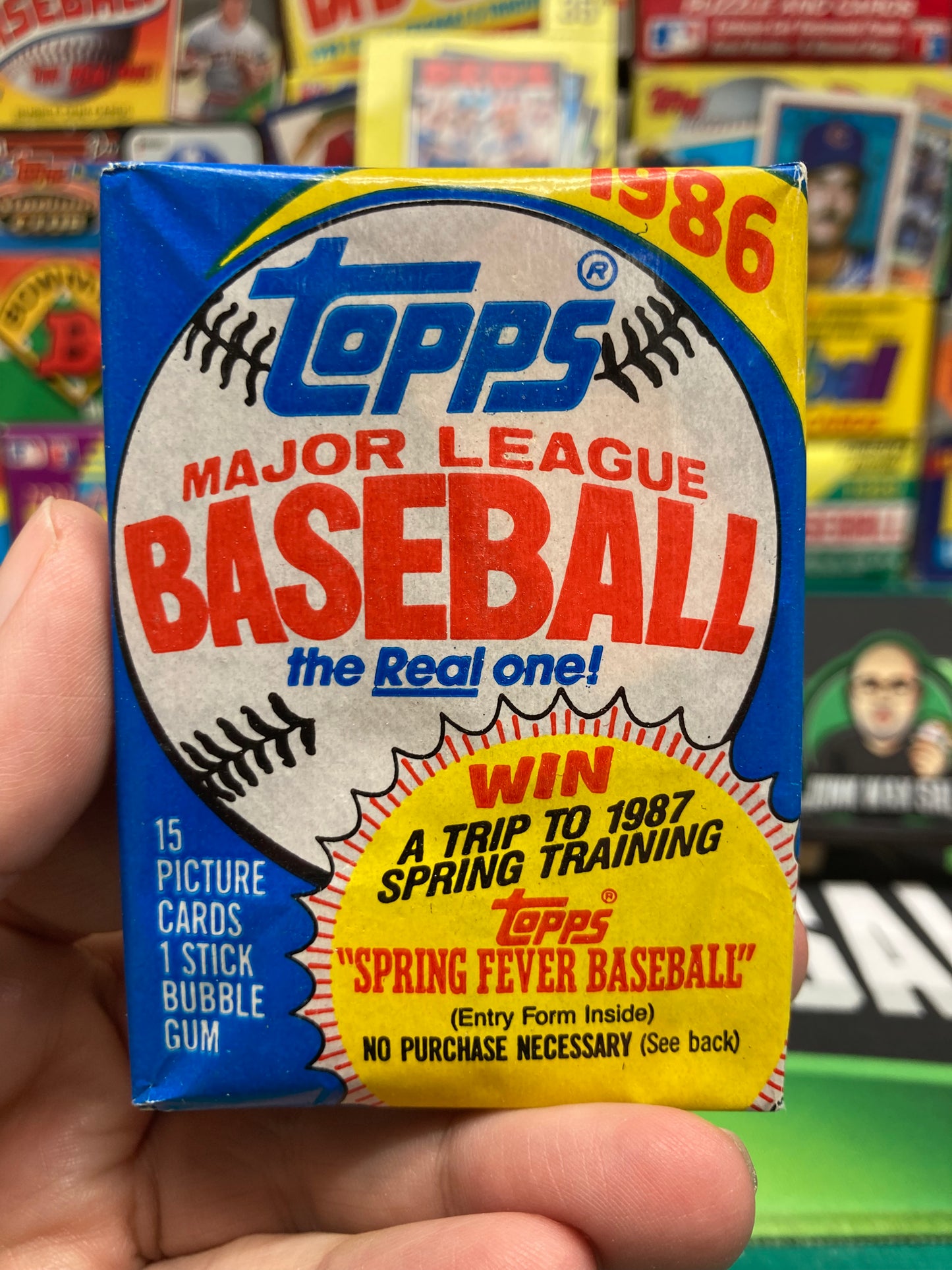 1986 Topps Baseball Pack