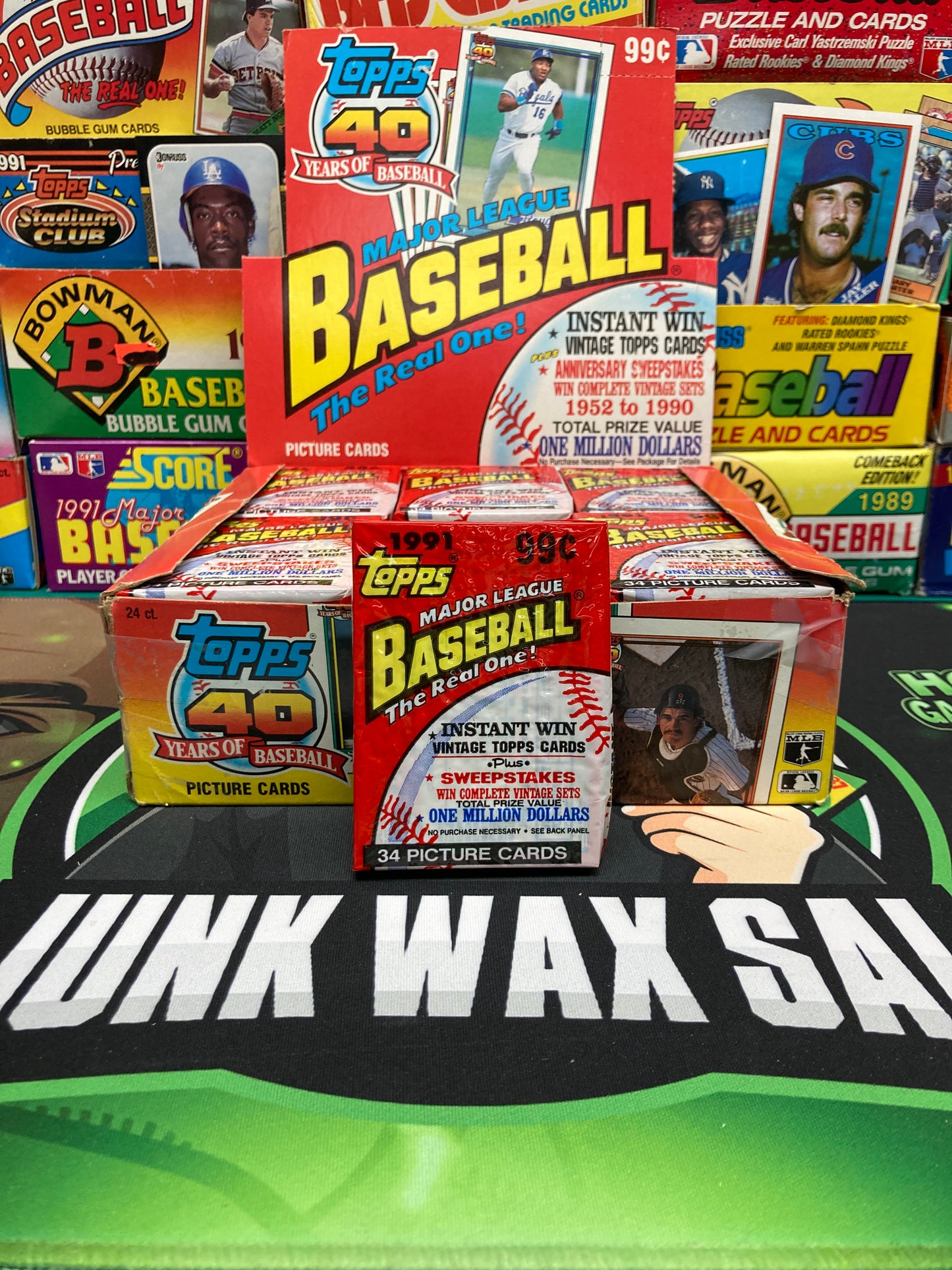 1991 Topps Baseball Cello Pack