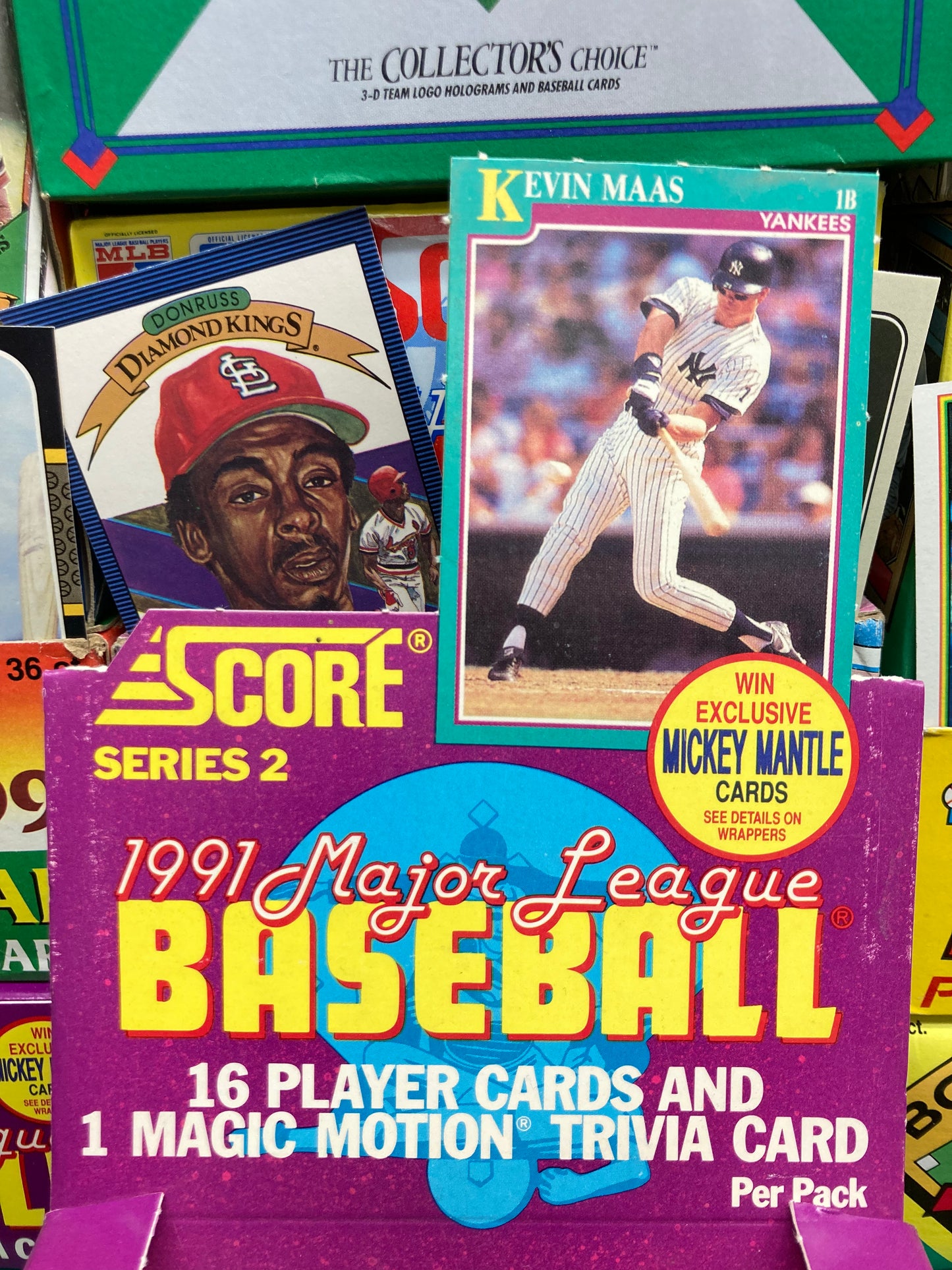 1991 Score Baseball Series 2 Pack