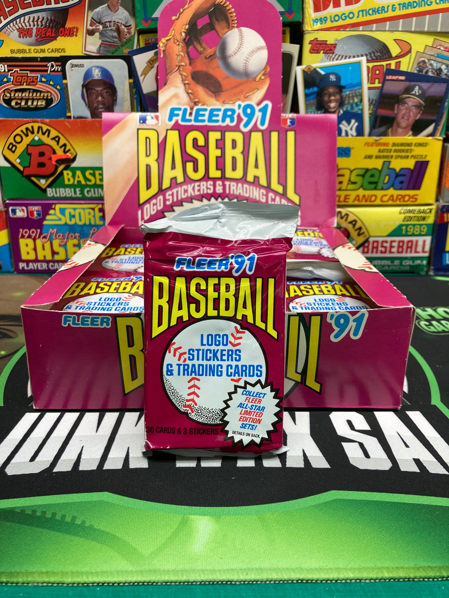 1991 Fleer Baseball Cello Pack