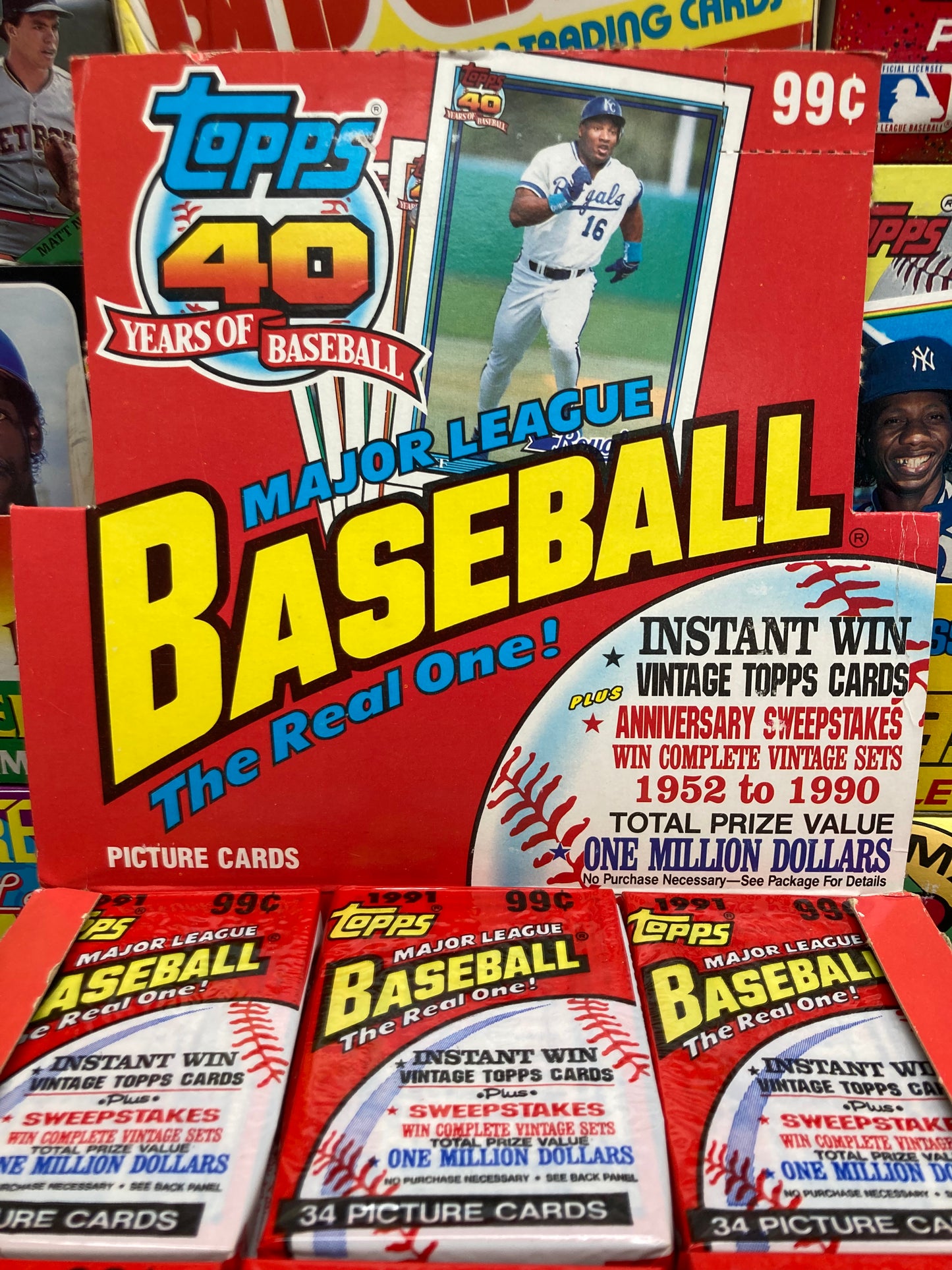 1991 Topps Baseball Cello Pack