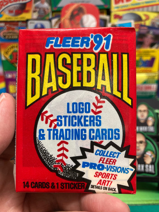 1991 Fleer Baseball Pack