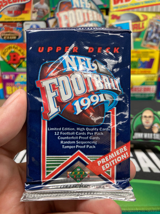 1991 Upper Deck Football Low Series Pack