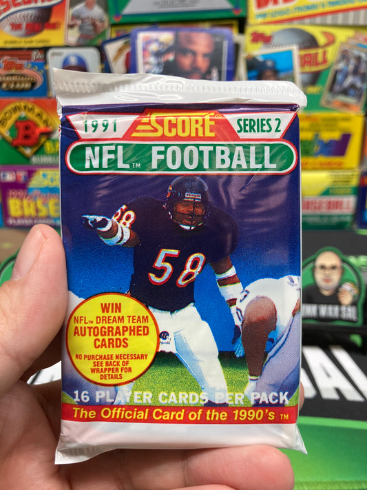 1991 Score Football Series 2 Pack