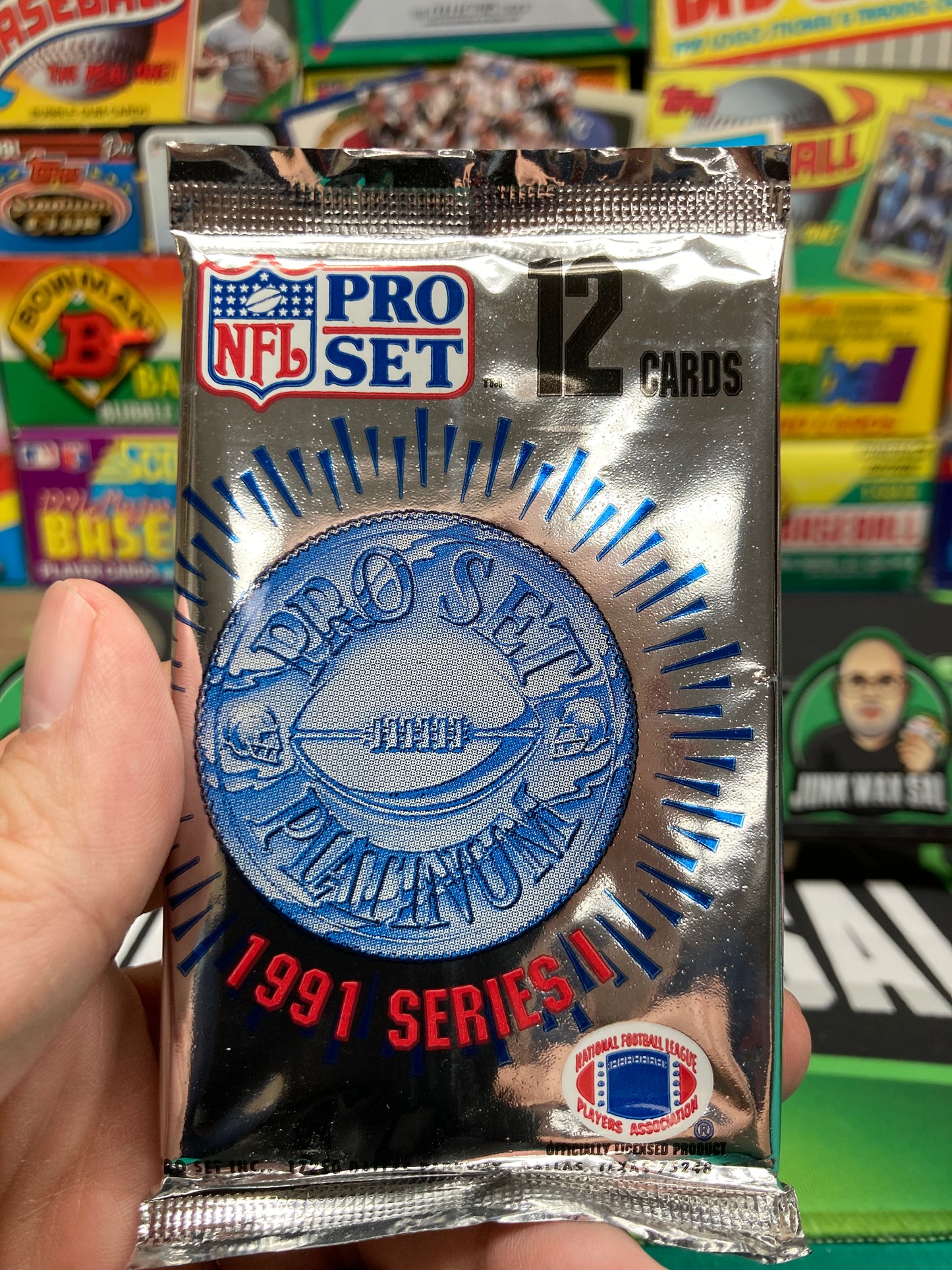 1991 Pro Set Platinum Football Series 1 Pack