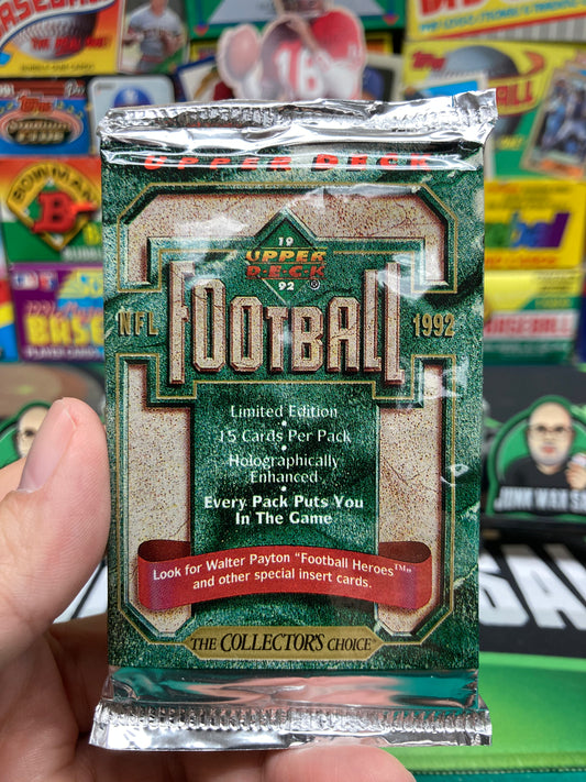 1992 Upper Deck Football Low Series Pack