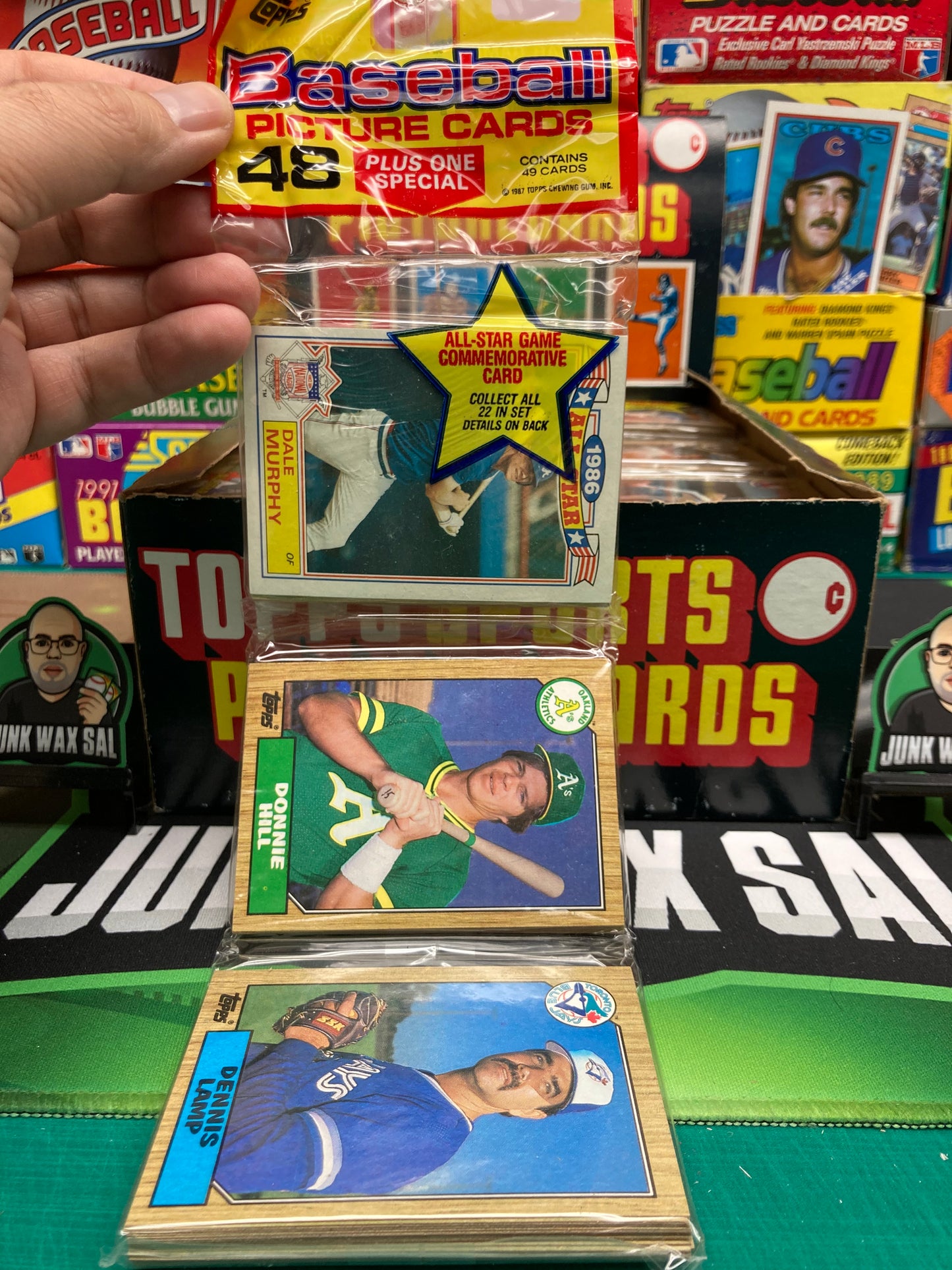 1987 Topps Baseball Rack Pack