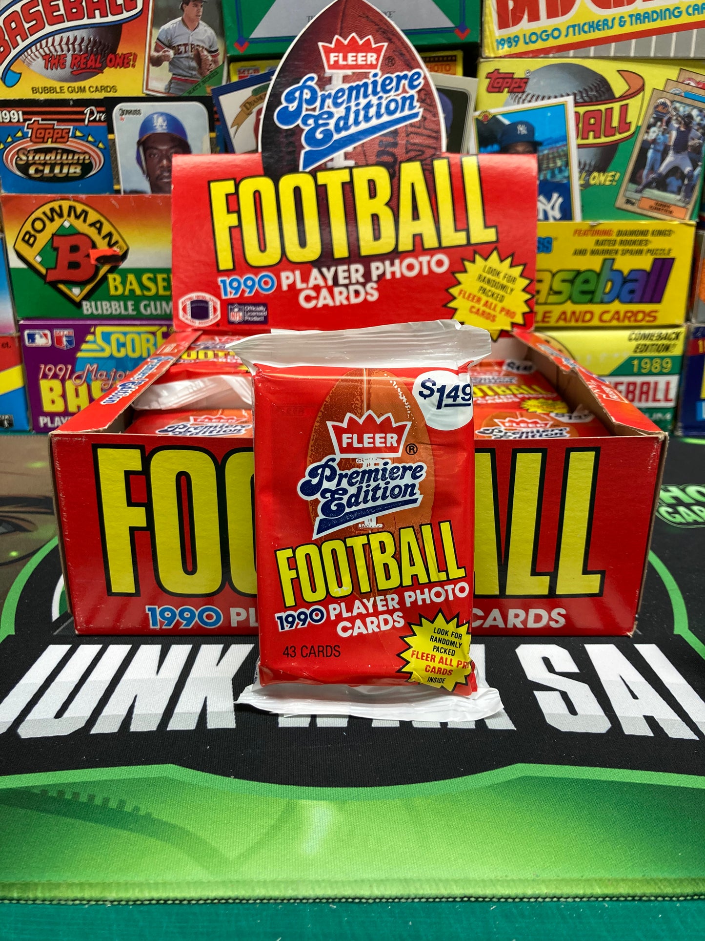 1990 Fleer Football Jumbo Pack