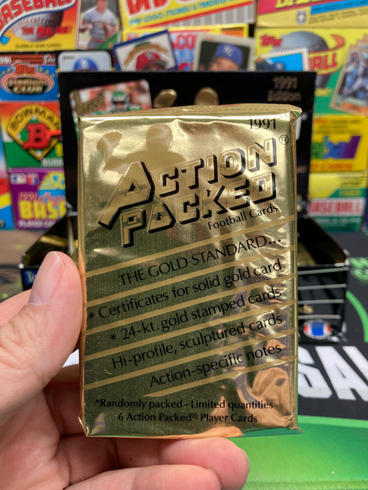 1991 Action Packed Football Pack