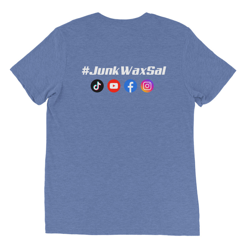 Junk Wax Sal - Oooh Checklist - Tri-Blend t-shirt