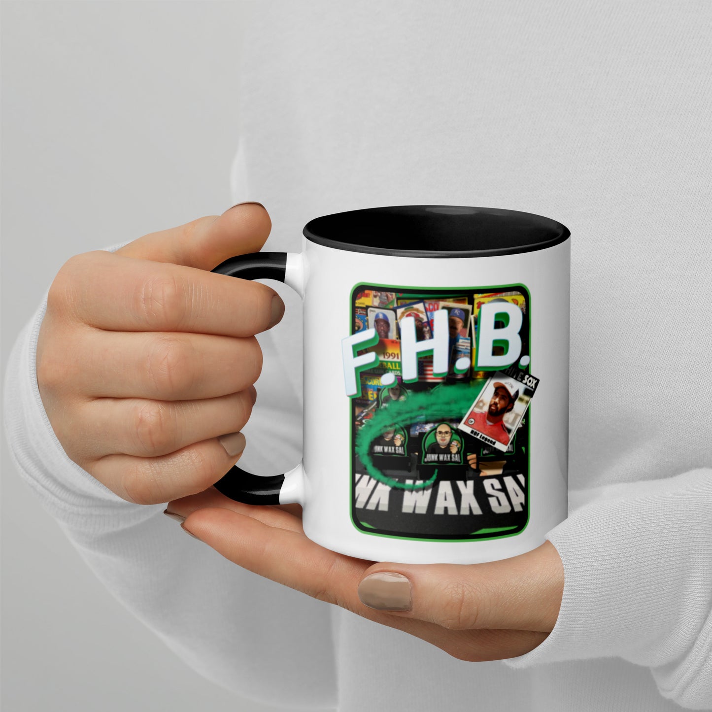 Junk Wax Sal - F.H.B. - Mug with Color Inside