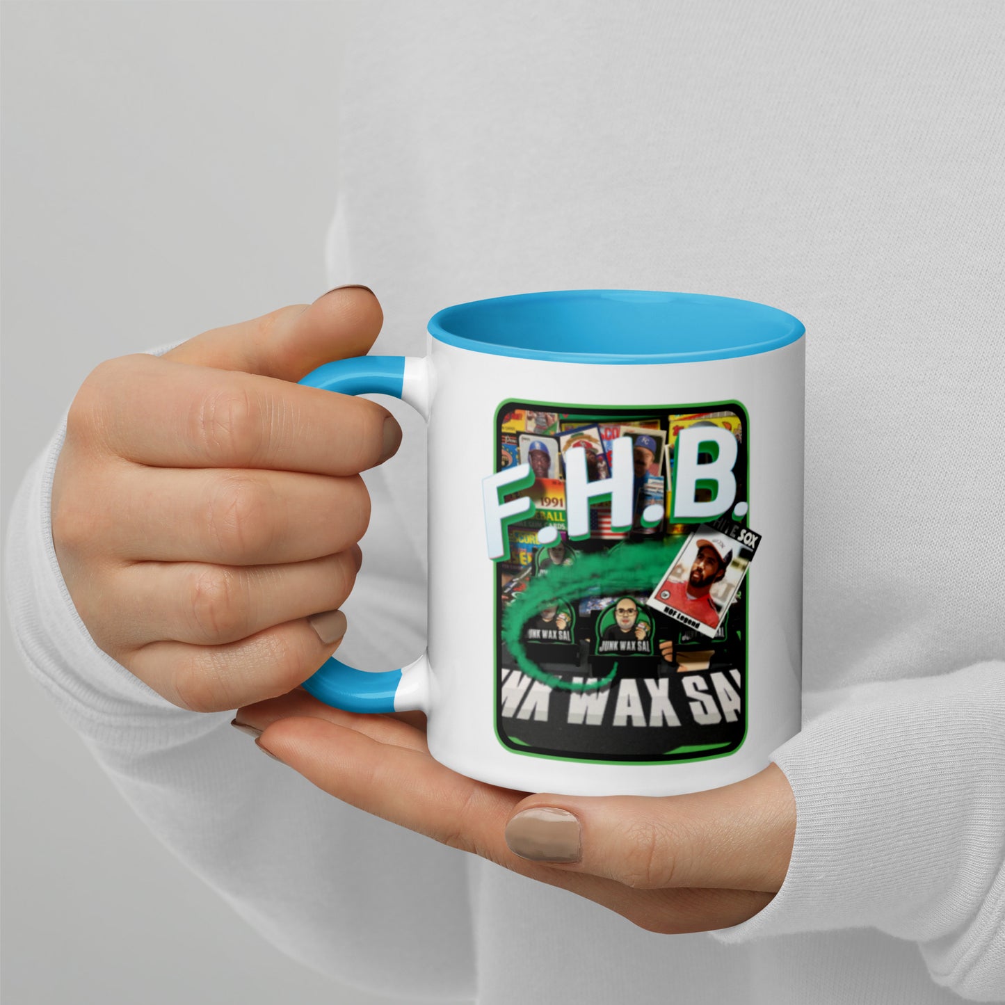 Junk Wax Sal - F.H.B. - Mug with Color Inside