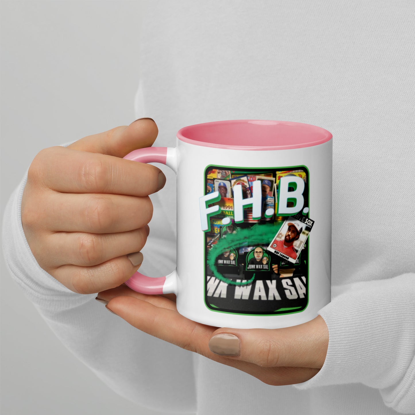 Junk Wax Sal - F.H.B. - Mug with Color Inside