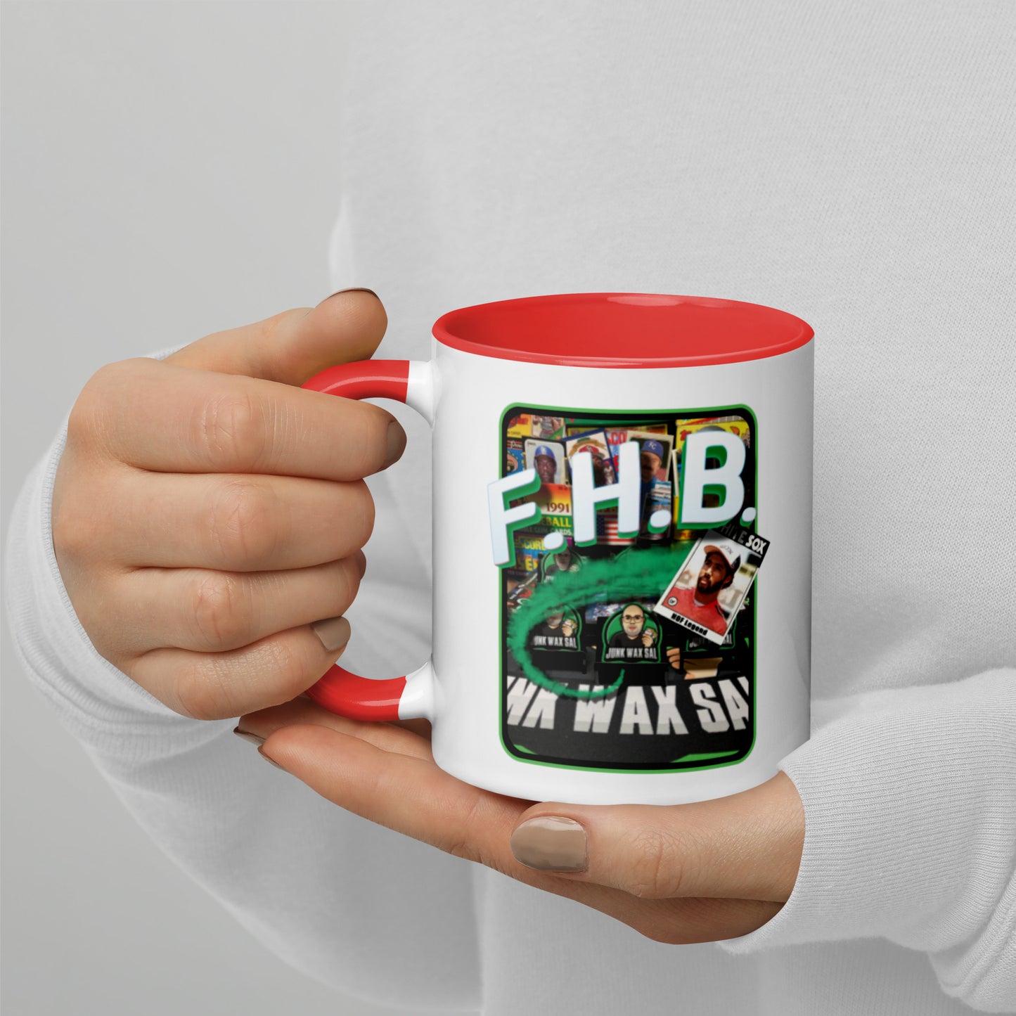 Junk Wax Sal - F.H.B. - Mug with Color Inside