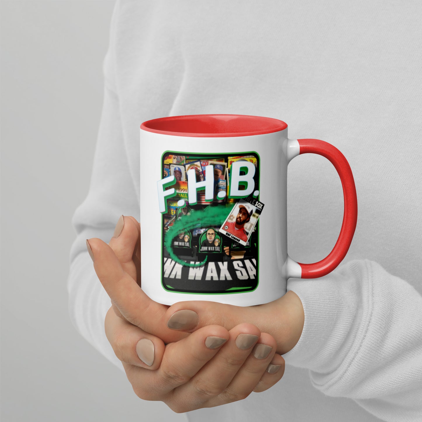 Junk Wax Sal - F.H.B. - Mug with Color Inside