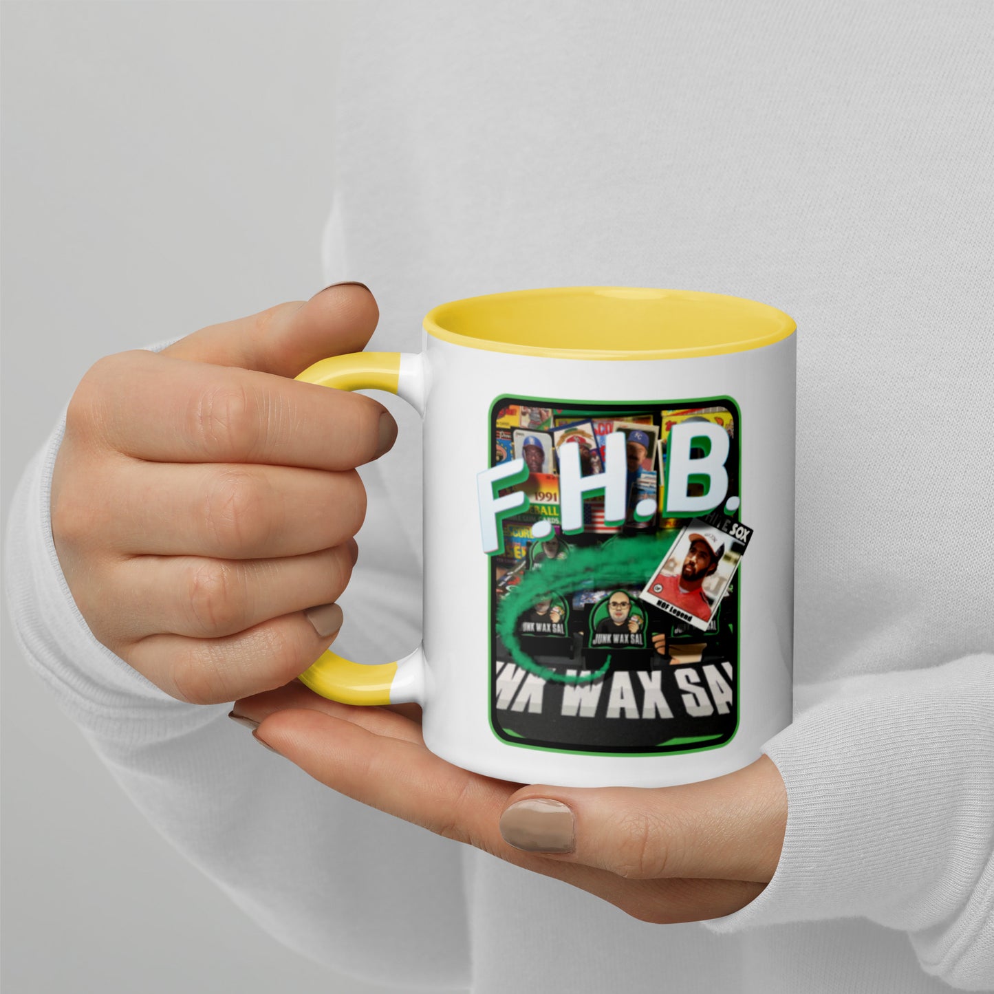 Junk Wax Sal - F.H.B. - Mug with Color Inside